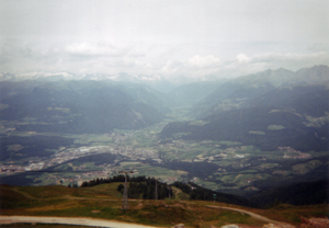 Blick vom Kronplatz Gipfel