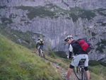 geile Abfahrt vom 'Rifugio Graffer'