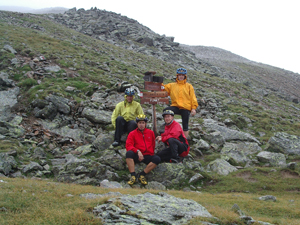 höchster Punkt der Tour: 2650 m (ü. NN)